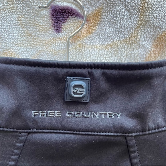 Free Country Men's Black Base Camp Soft shell Jacket in XL - Picture 6 of 16